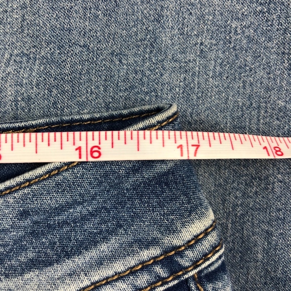 Elite Jeans Distressed Raw Hem Skinny Size 13/14 - Picture 5 of 6